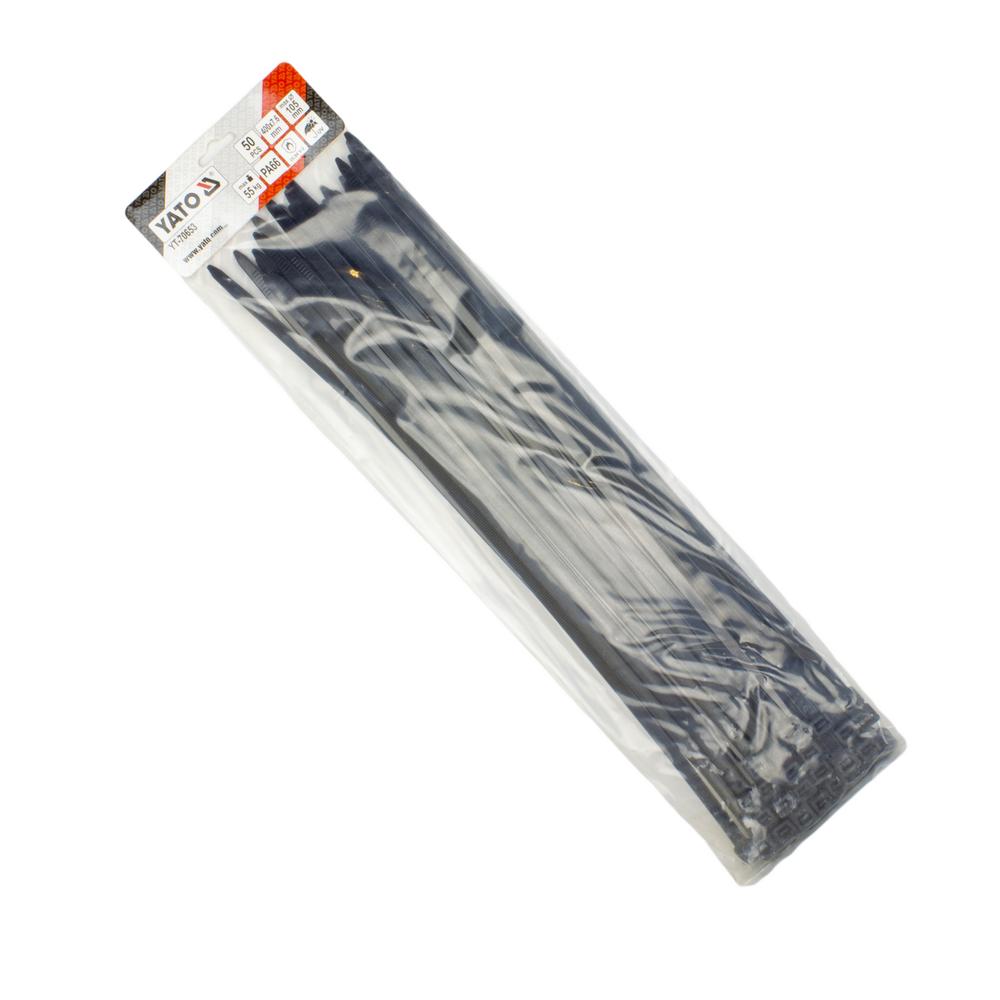 Yato Nippuside 7.6 mm musta, UV-suojattu, 50 kpl / paketti