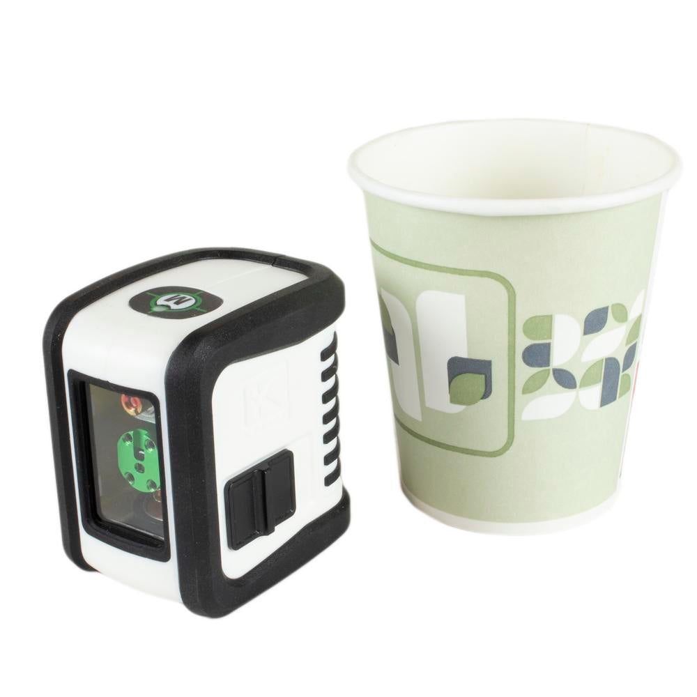 Ristilaser Kapro Bambino 842G, 1P+1V,vihreä, taipuva kolmijalka