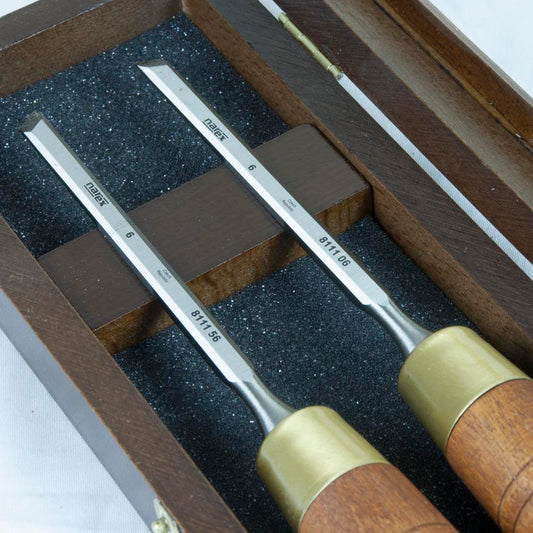 Viistotalttasarja Narex 6 mm puulaatikossa 2 kpl / paketti