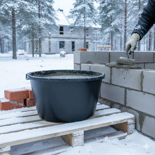 GripLine Rakennuspalju 90 L pyöreä, TUV GS + Frost Resist