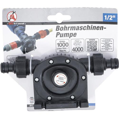 BGS Vesipumppu porakoneelle, pikaliitoksilla 1000 L/h