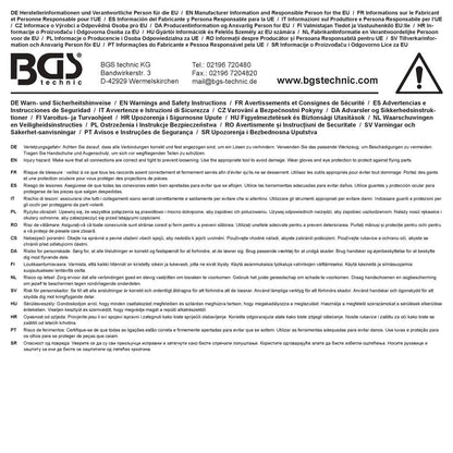 BGS Pidätinruuvisarja 91kpl varoitukset