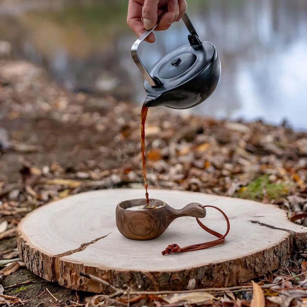 BeaverCraft Kaiverrusveitsisarja kuksa pähkinäpuu aloituspakkaus kuvituskuva