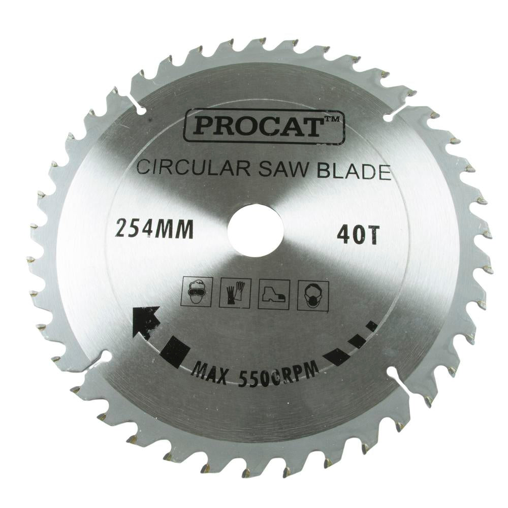 Procat Pyörösahanterä 254 x 40T  keskiö 30mm prikat 25