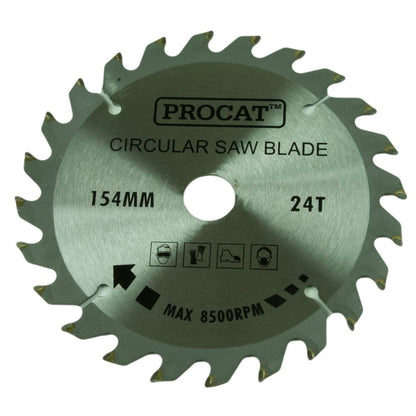 Procat Pyörösahanterä 154 x 24H  keskiö 20 mm prikat 16 ja 13 mm