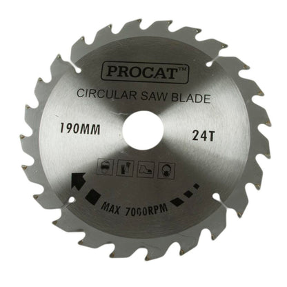 Procat Pyörösahanterä 190 x 24H  keskiö 30 prikka 16 mm