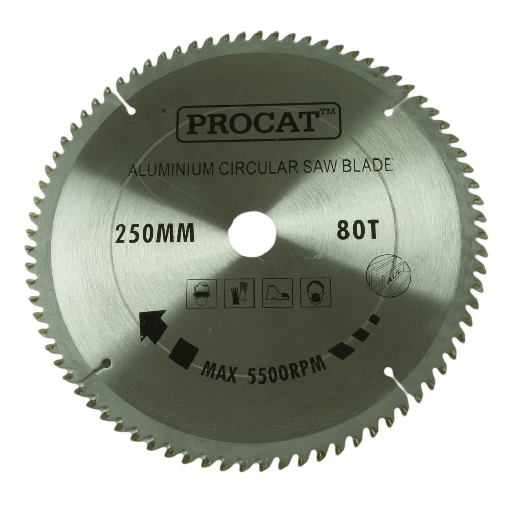Pyörösahanterä Procat 250 x 80H  alumiinille