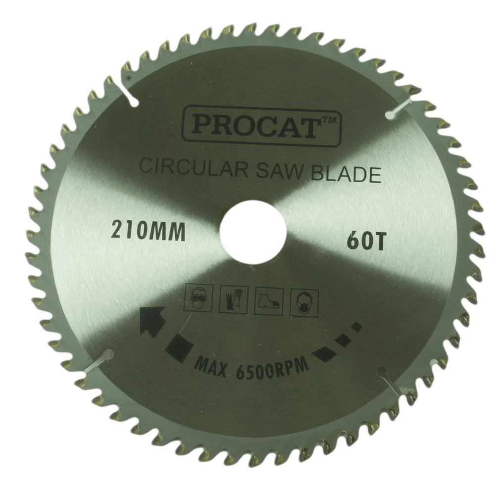 Procat Pyörösahanterä 210 x 60T  keskiö 30mm
