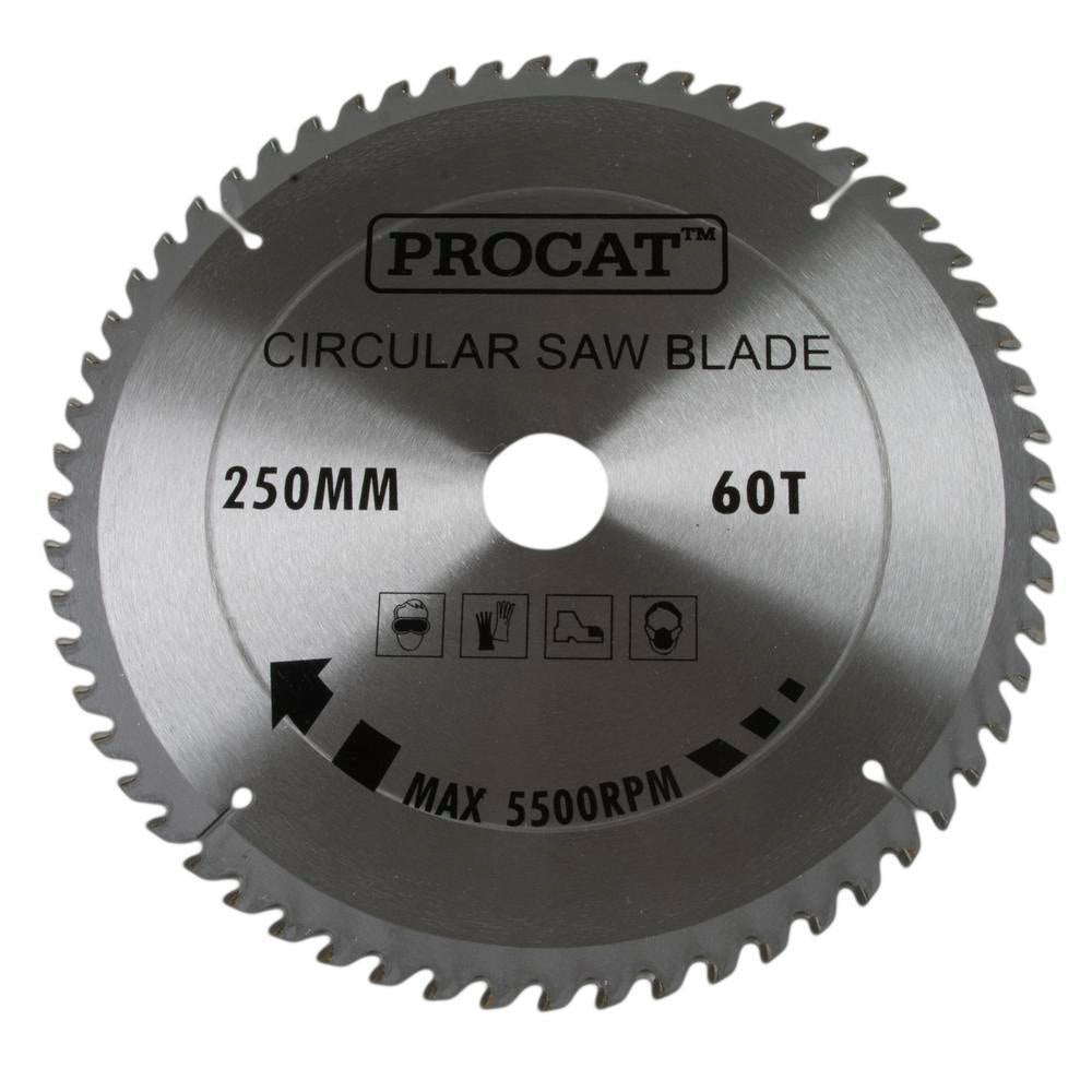 Pyörösahanterä  Procat 250 x 60T keskiö 30 mm
