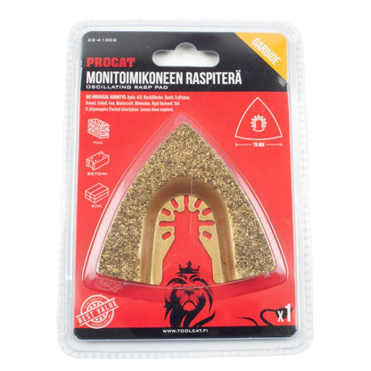 Procat Monitoimikoneen kovametalliraspi 78 mm
