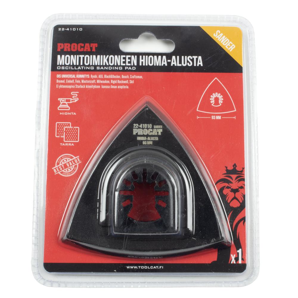 Procat Monitoimikoneen hiomatarra-alusta 93 mm
