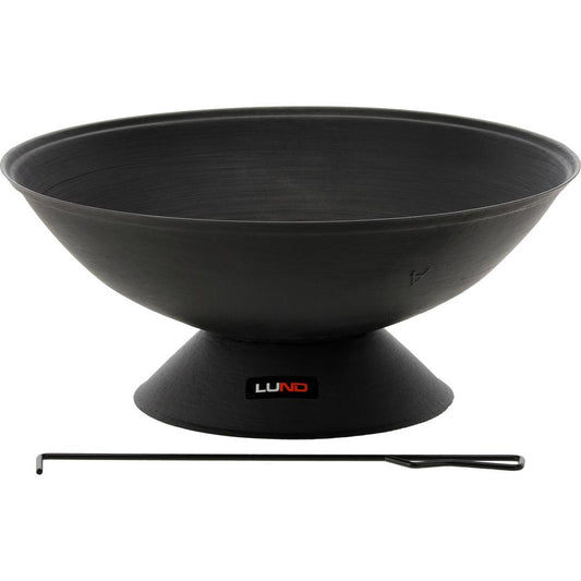 Lund Ulkotulisija 56 cm jalalla  valurauta + hiilihanko