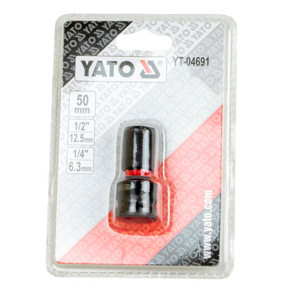 Yato Iskupään adapteri 50 mm,    1/2" - 1/4"
