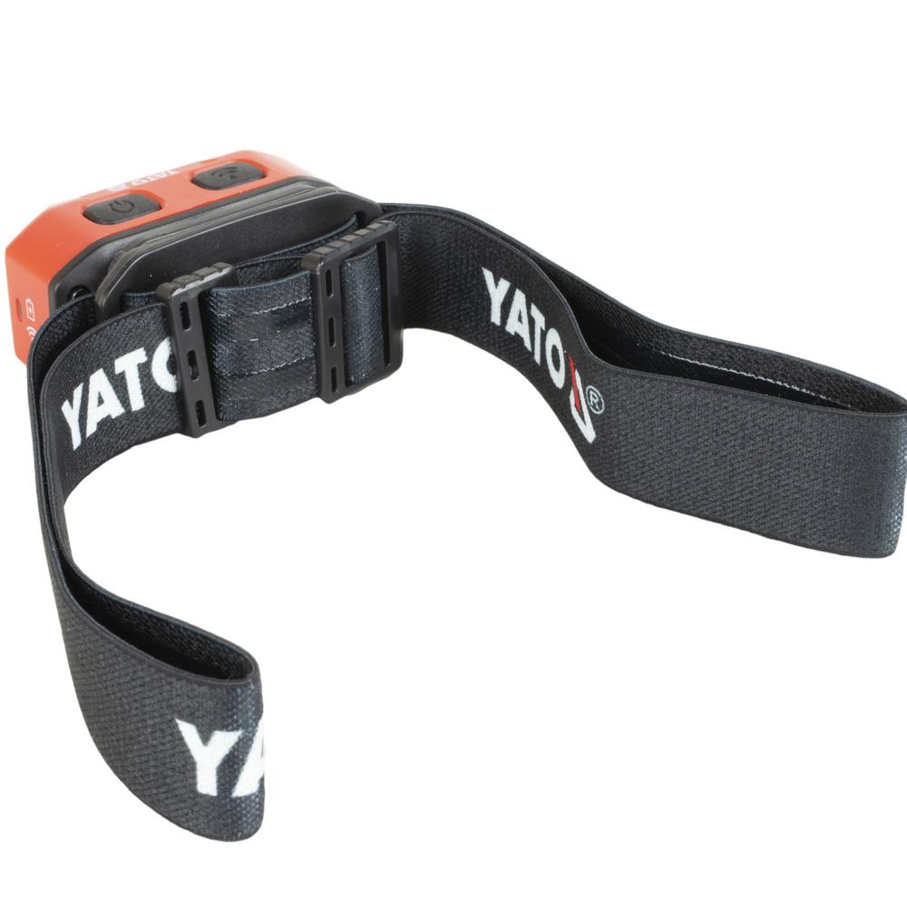 Yato Otsalamppu 480 LM, ladattava 1400 mAh IP54
