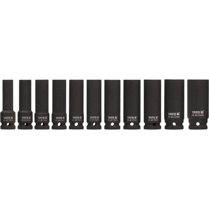 Yato Syvähylsysarja 1/2" 11-os   10-24 mm CrMo SCM-440