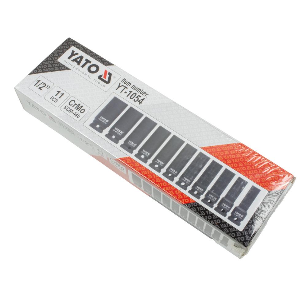 Yato Syvähylsysarja 1/2" 11-os   10-24 mm CrMo SCM-440