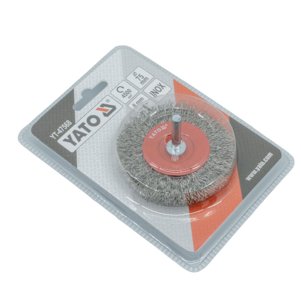 Yato Pyöröharja M6 75 mm RST myyntipakkaus