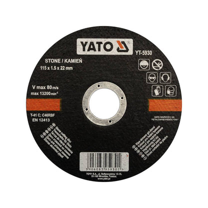 Yato Katkaisulaikka kivelle 115 x 1.5 mm 5 kpl / pkt