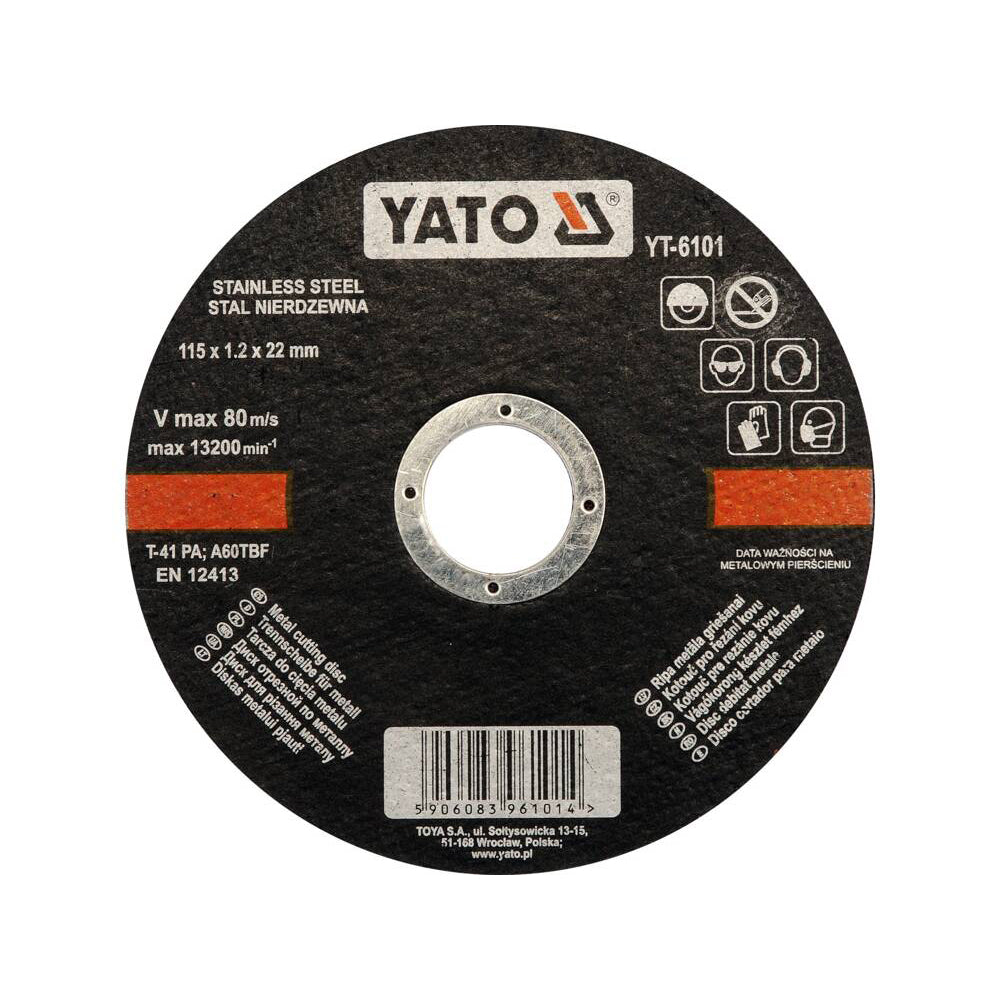 Yato Katkaisulaikka rosterille / metallille 115 x 1.2 mm 5 kpl
