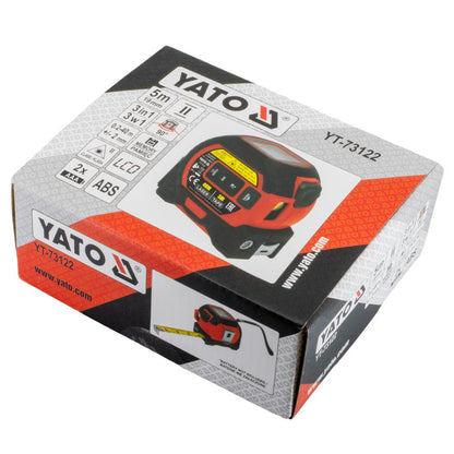 Yato Rullamitta 5 m 19 mm 3-in-1 lasermitta + ristilaser 40 m myyntipakkaus