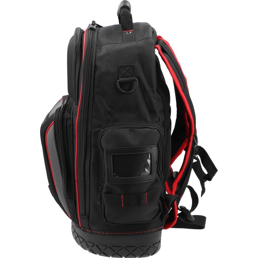 Yato Työkalureppu 30L 75 taskua 37 × 18 × 46 cm sivulta