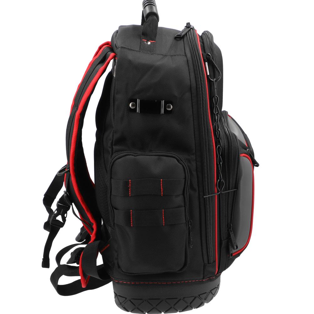 Yato Työkalureppu 30L 75 taskua 37 × 18 × 46 cm sivulta