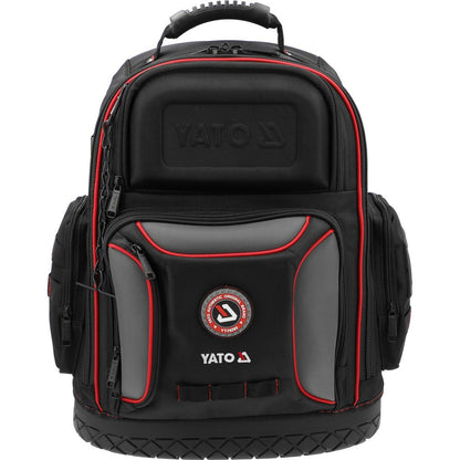 Yato Työkalureppu 30L 75 taskua 37 × 18 × 46 cm edestä