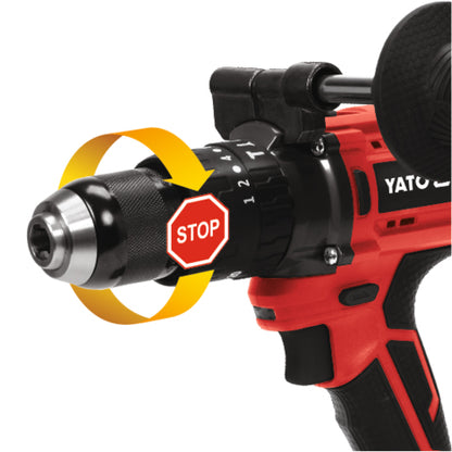 Yato Akkuiskuporakone 18V 75Nm kara