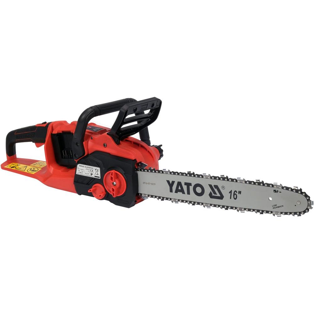 Yato Akkumoottorisaha 16" 2X18V runko edestä