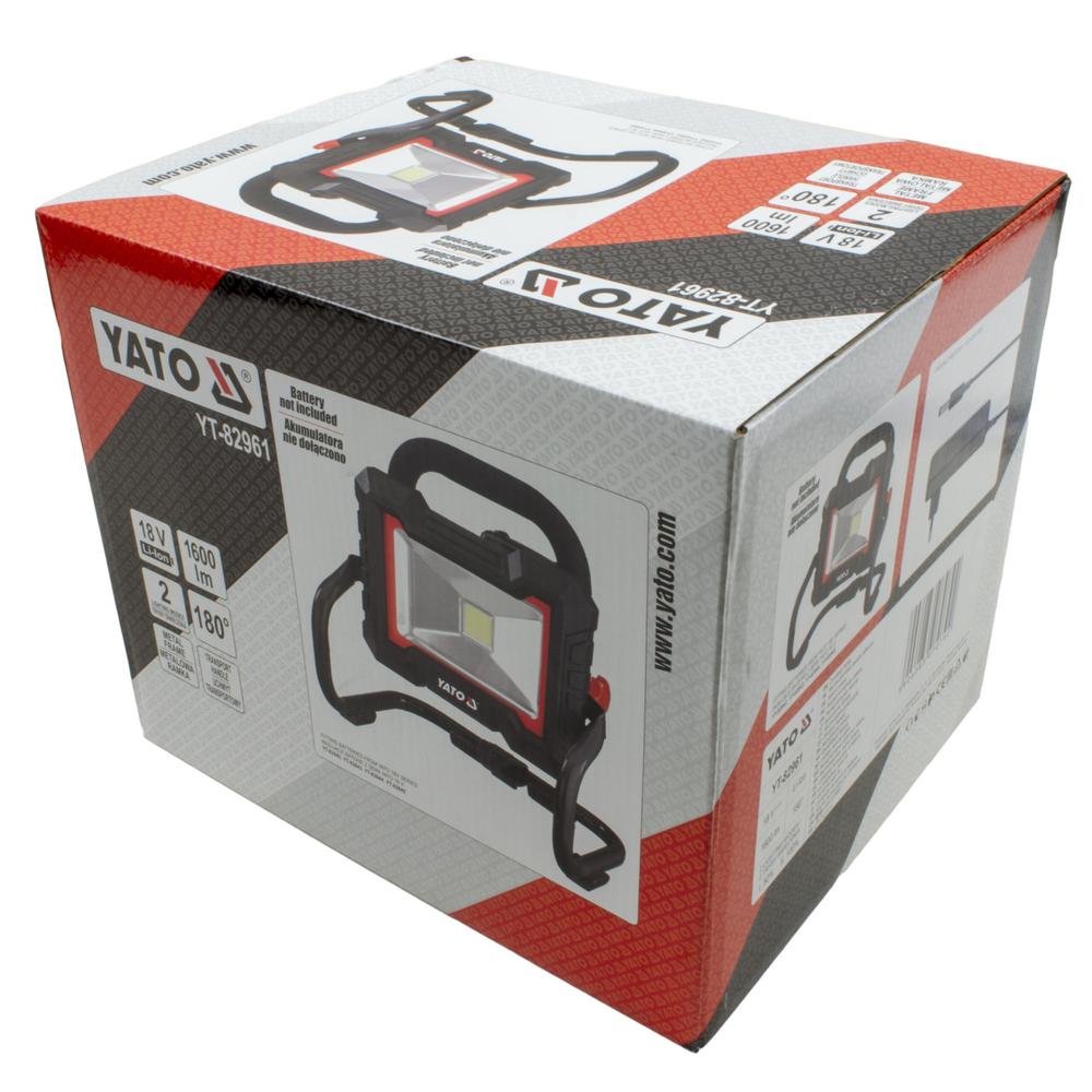 Yato Akkutyövalaisin 18V / 230V  1600LM 20W runko