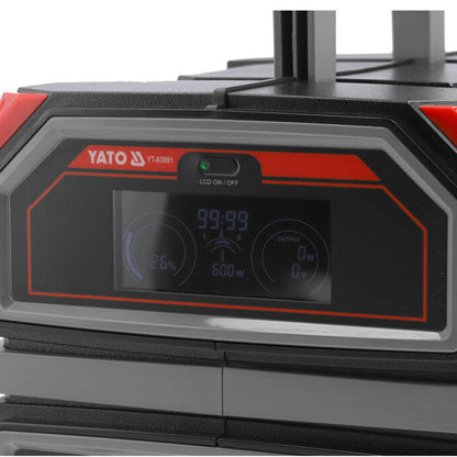 Yato Kannettava virta-asema 500Wh 600W näyttö