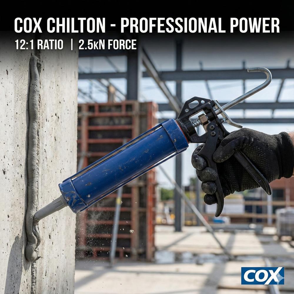 Cox Silikonipuristin Chilton 310 ml, 12:1 puristussuhde