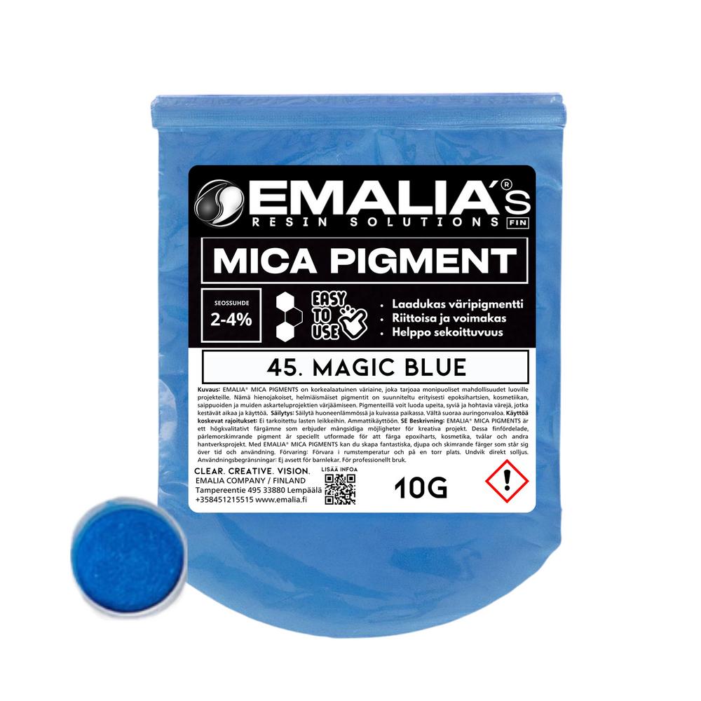 Emalia Mica väripigmentti 10g sininen