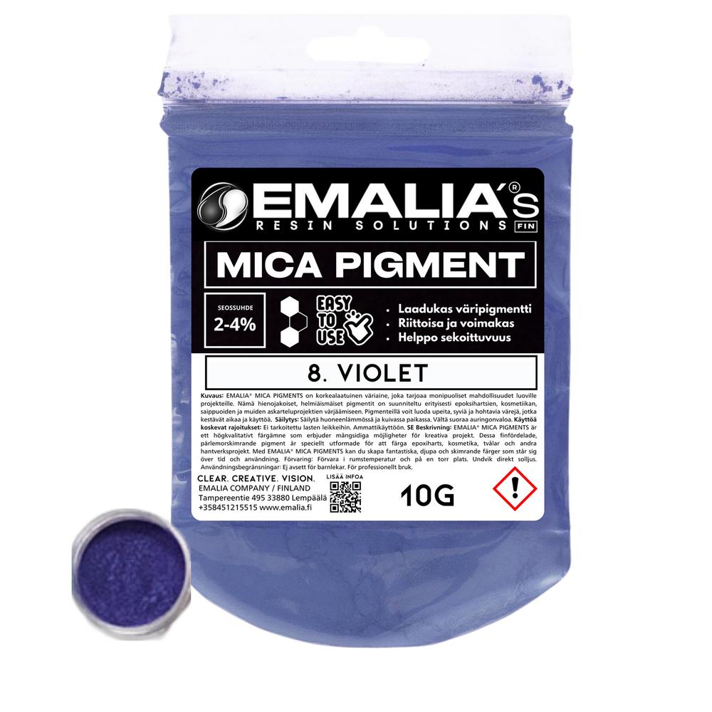 Emalia Mica väripigmentti 10g violetti