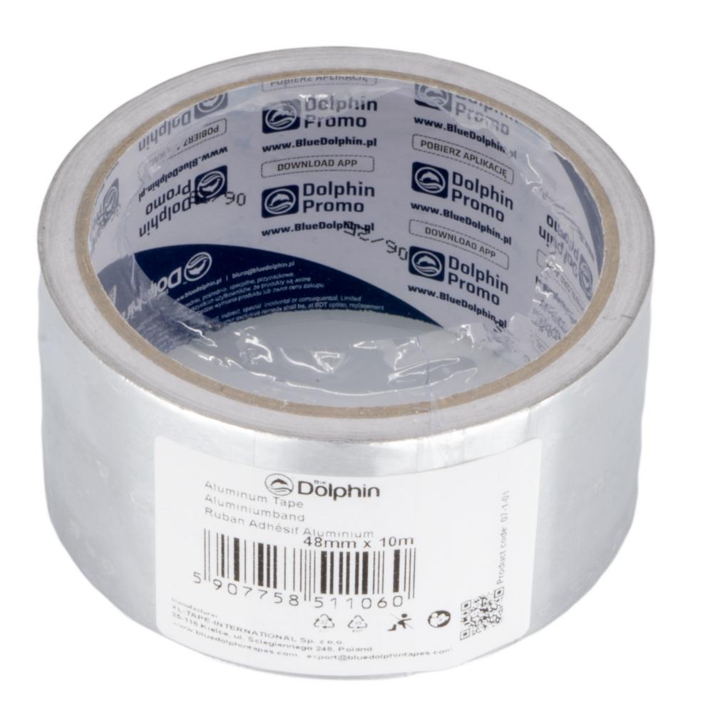 Blue Dolphin Alumiiniteippi HVAC 48 mm x 10 m -30°C / +120°C