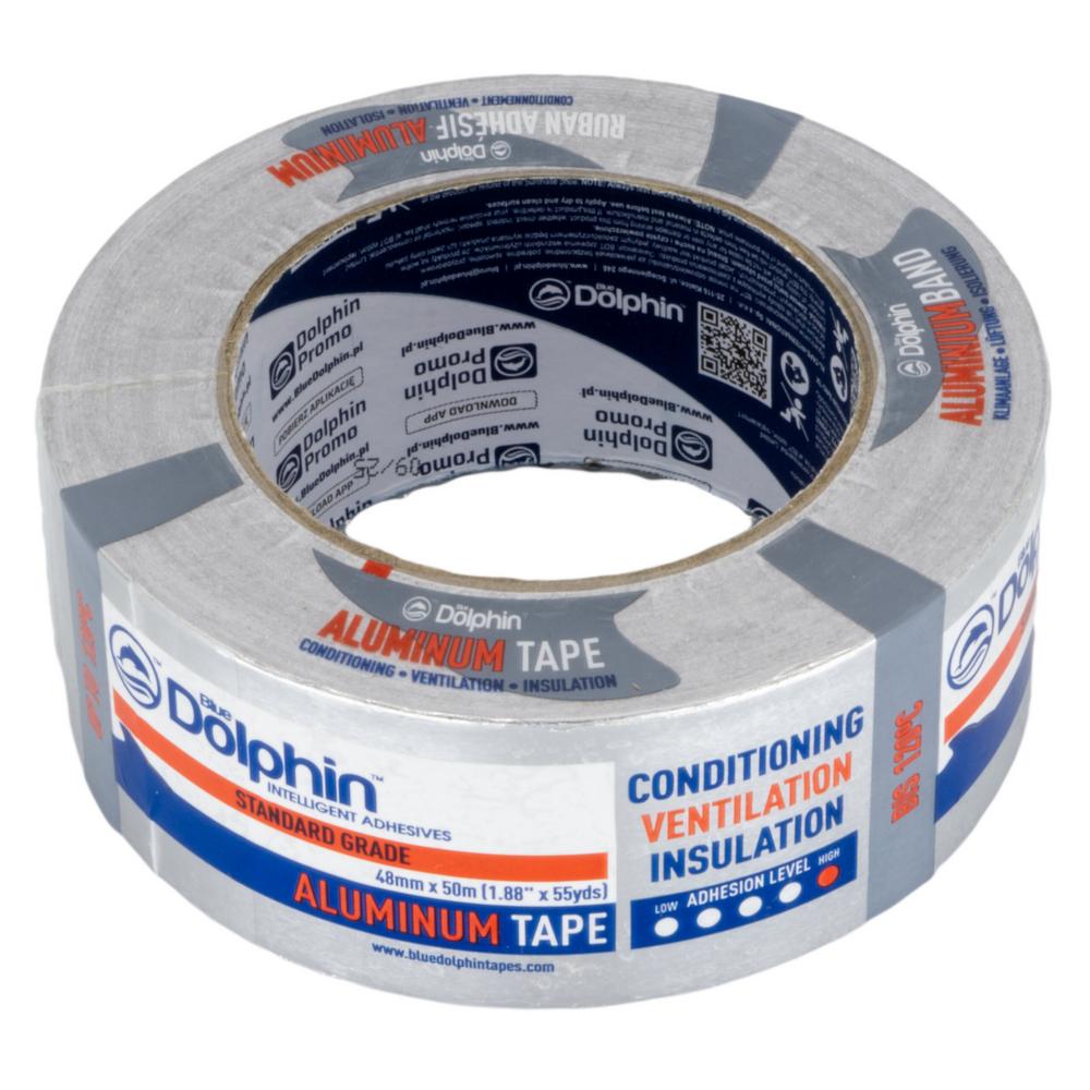 Blue Dolphin Alumiiniteippi HVAC 48 mm x 50 m -30°C / +120°C