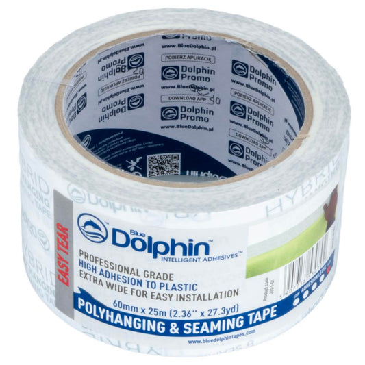 Blue Dolphin Liitosteippi NDR    60 mm x 25 m muovikalvoille 14PV