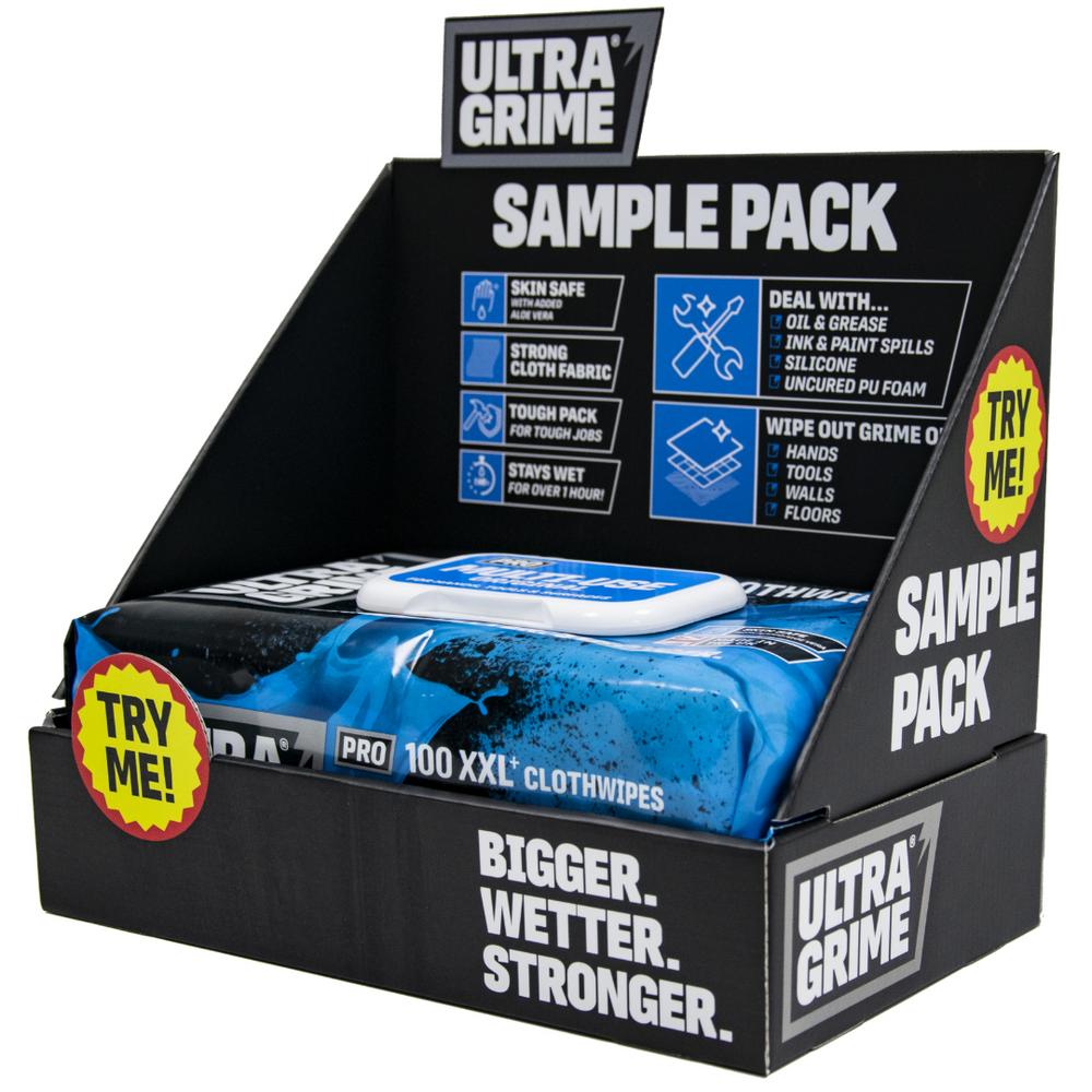 UltraGrime Puhdistusliina XXL MultiUse kokeiludisplay
