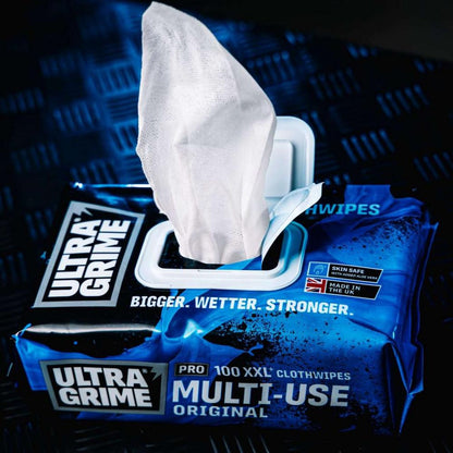UltraGrime Puhdistusliina XXL MultiUse pakkaus avattuna
