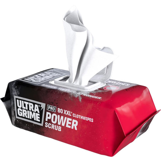 UltraGrime Puhdistusliina XXL Power Scrub avattuna