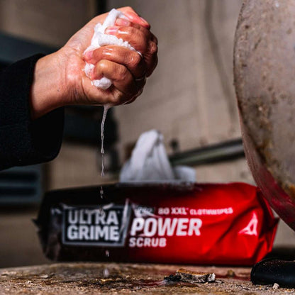 UltraGrime Puhdistusliina XXL Power Scrub puristustesti