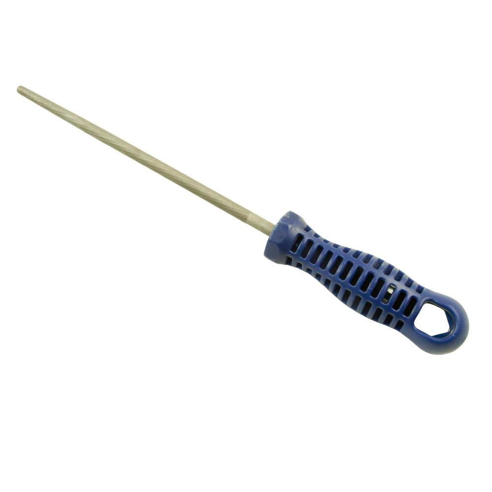 Sahaviila kahvalla 200 mm pyöreä