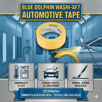 Blue Dolphin Automaalarinteippi washi mainoskuva