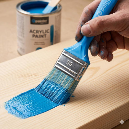 Painter Akryylisivellin E03 muovivarsi synteettinen harjas kuvituskuva