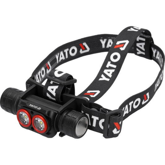 Yato Otsalamppu IPX4 ladattava   Li-Po akku